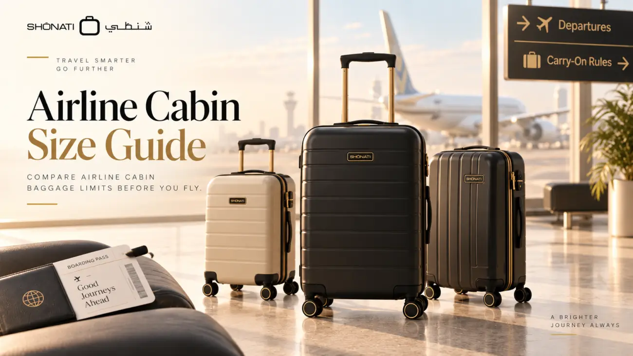 Airline cabin size guide for comparing carry-on baggage limits