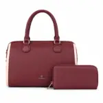 CHRISBELLA Structured Satchel Bag & Wallet | SHOINATI