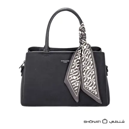 David Jones CM8584 Nubuck Effect Scarf Handbag | SHONATI