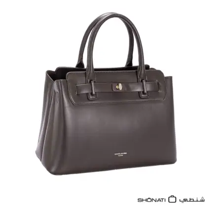 David Jones CM8673 Belt Detail Trapeze Handbag | SHONATI