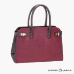 David Jones CM8339-1 Suede-Effect Trapeze Handbag | SHONATI