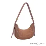 David Jones CM8718 Monogram Crescent Shoulder Bag | SHONATI
